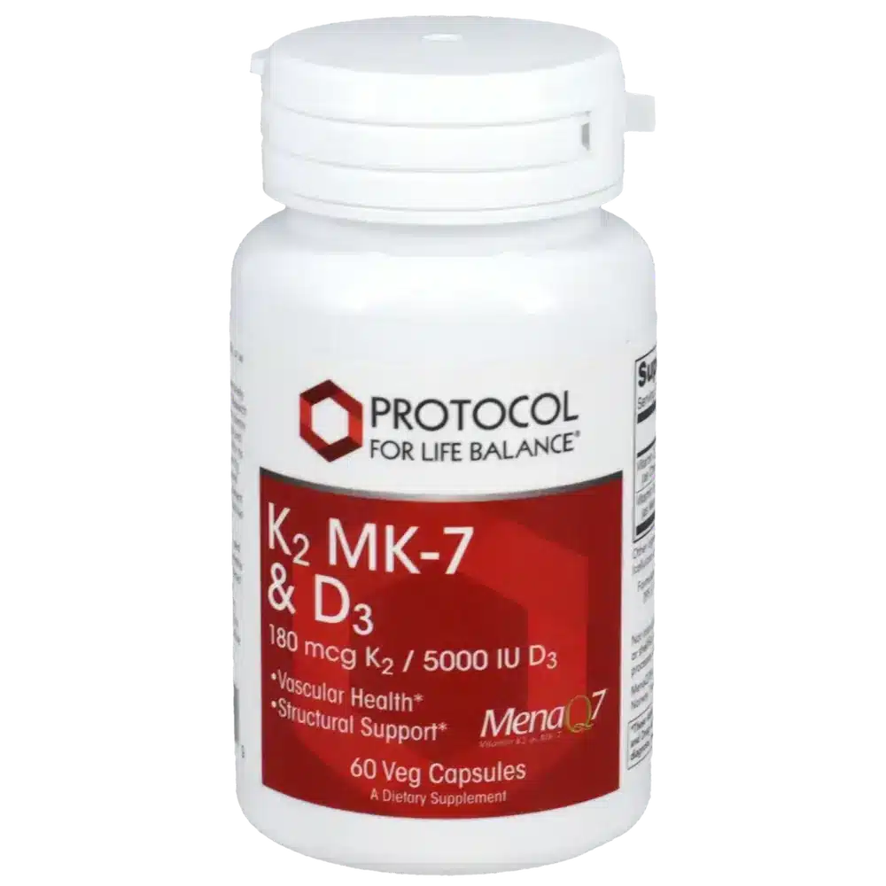 K2 MK-7 and D3 by Protocol for Life Balance